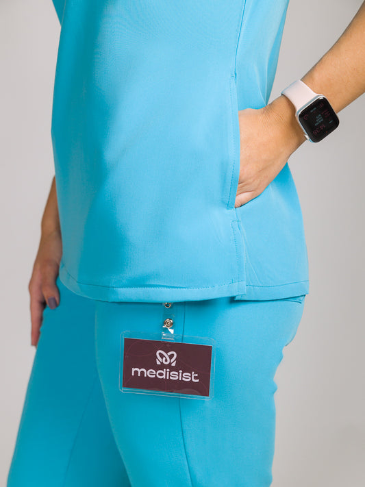 Bluză Costum Medical Kamalis Turquoise