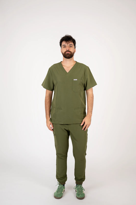 Bluză costum medical bărbați Marvin Olive