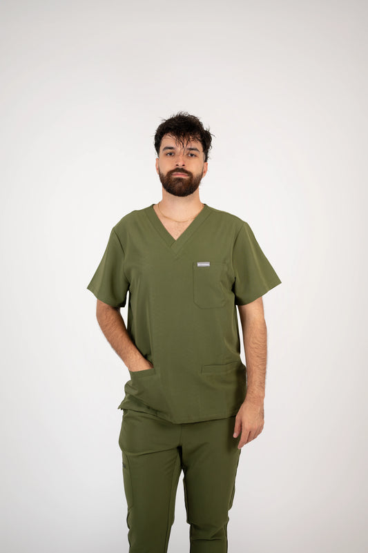 Bluză costum medical bărbați Marvin Olive