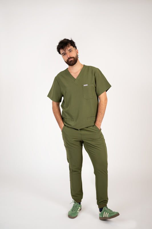 Pantaloni costum medical bărbați Marvin Olive