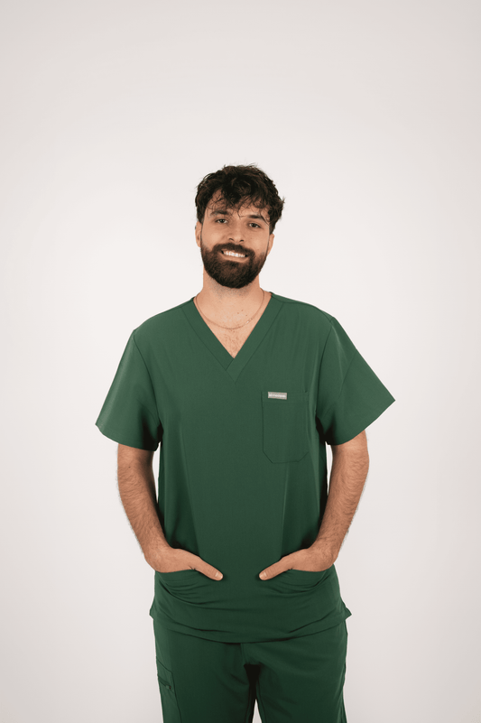 Bluză costum medical bărbați Marvin Hunter Green