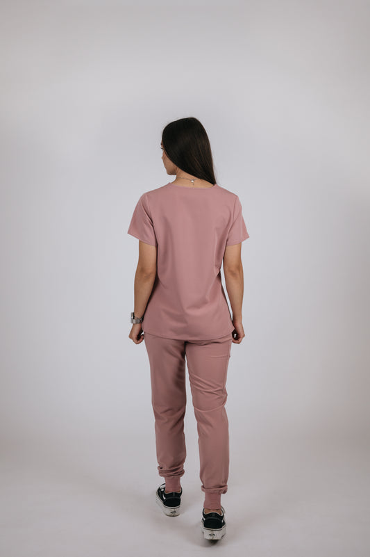 Pantaloni Costum Medical Ninetta Dusty Rose