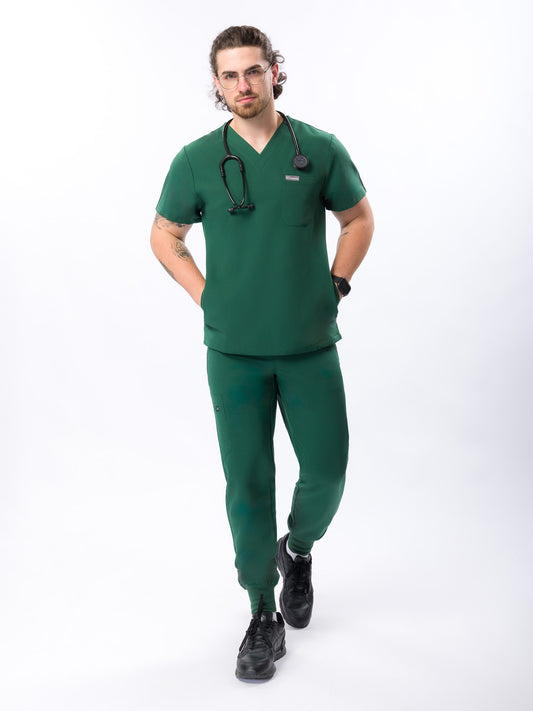 Costum Medical Marvin bărbați Hunter Green