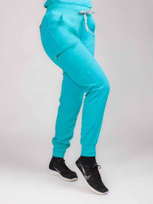 Pantaloni Costum Medical Realiva Teal