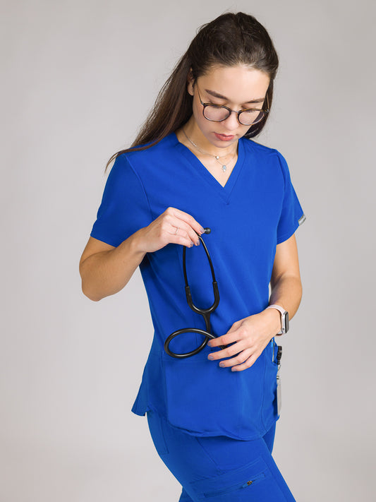 Bluză Costum Medical Realiva Royal Blue